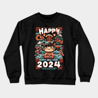 happy new year 2024 Crewneck Sweatshirt